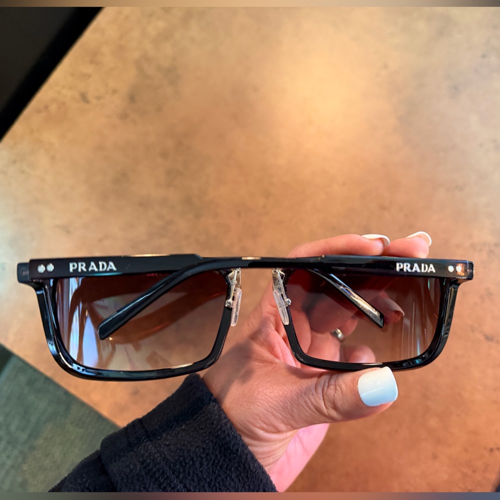 Prada Sunglasses – Black / Brown Gradient Lenses - Picture 5 of 10
